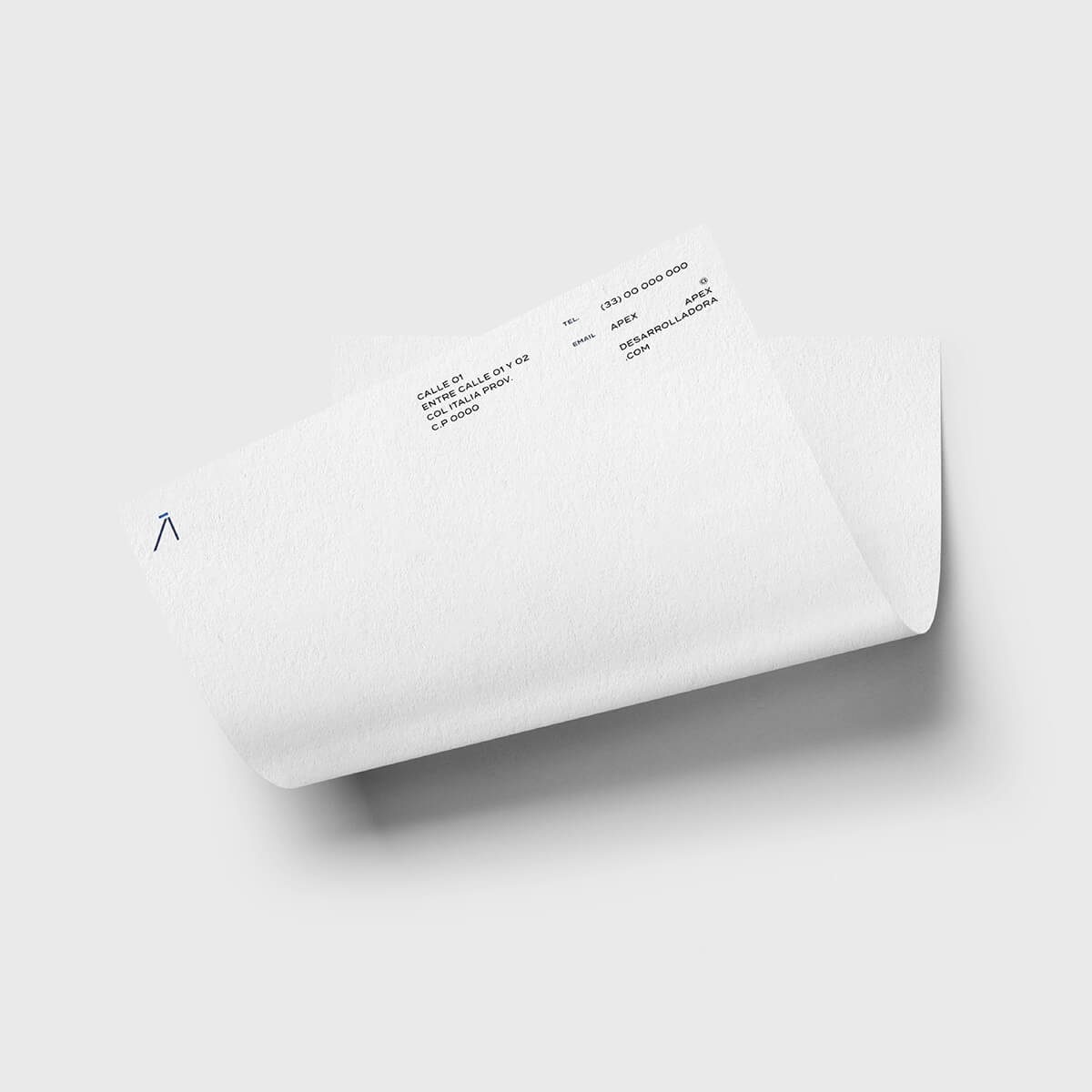 ÁPEX Desarrolladora // Hoja Membretada