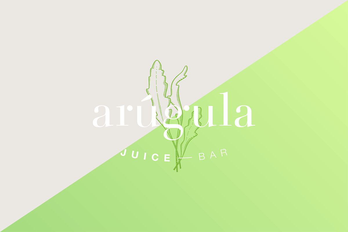 Arúgula Juice Bar // Logotipo