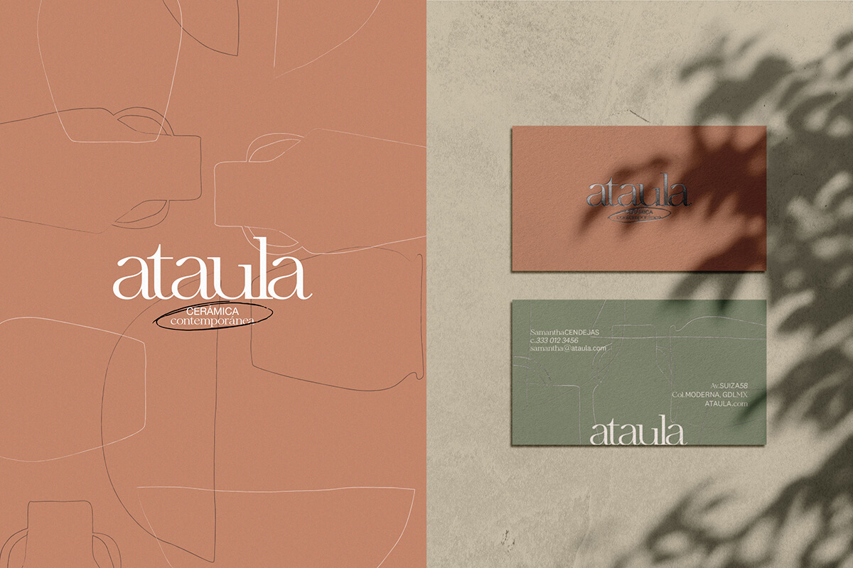 Ataula Ceramic // Logo and Business Cards