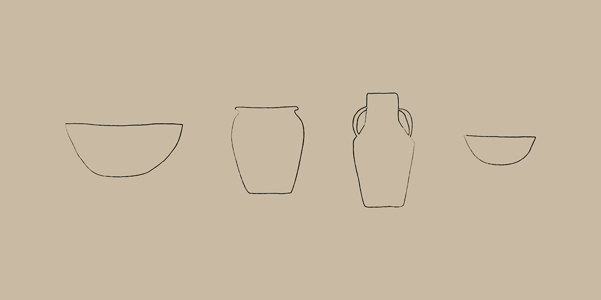 Ataula Ceramic // Brand Illustrations