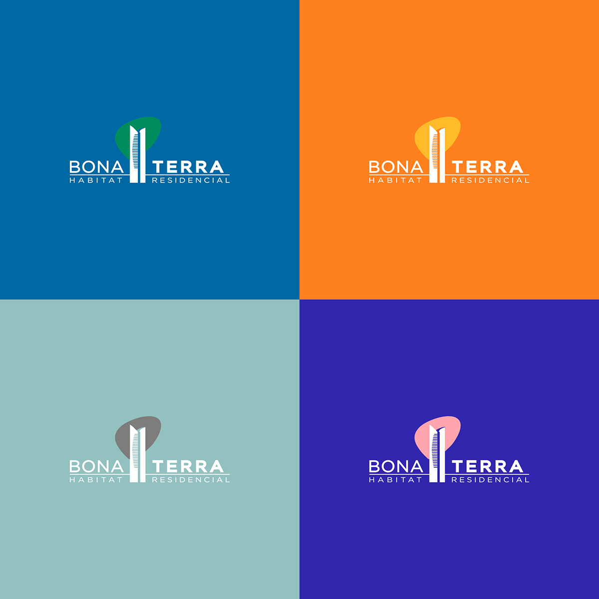 Bonaterra // Logotype in different colors
