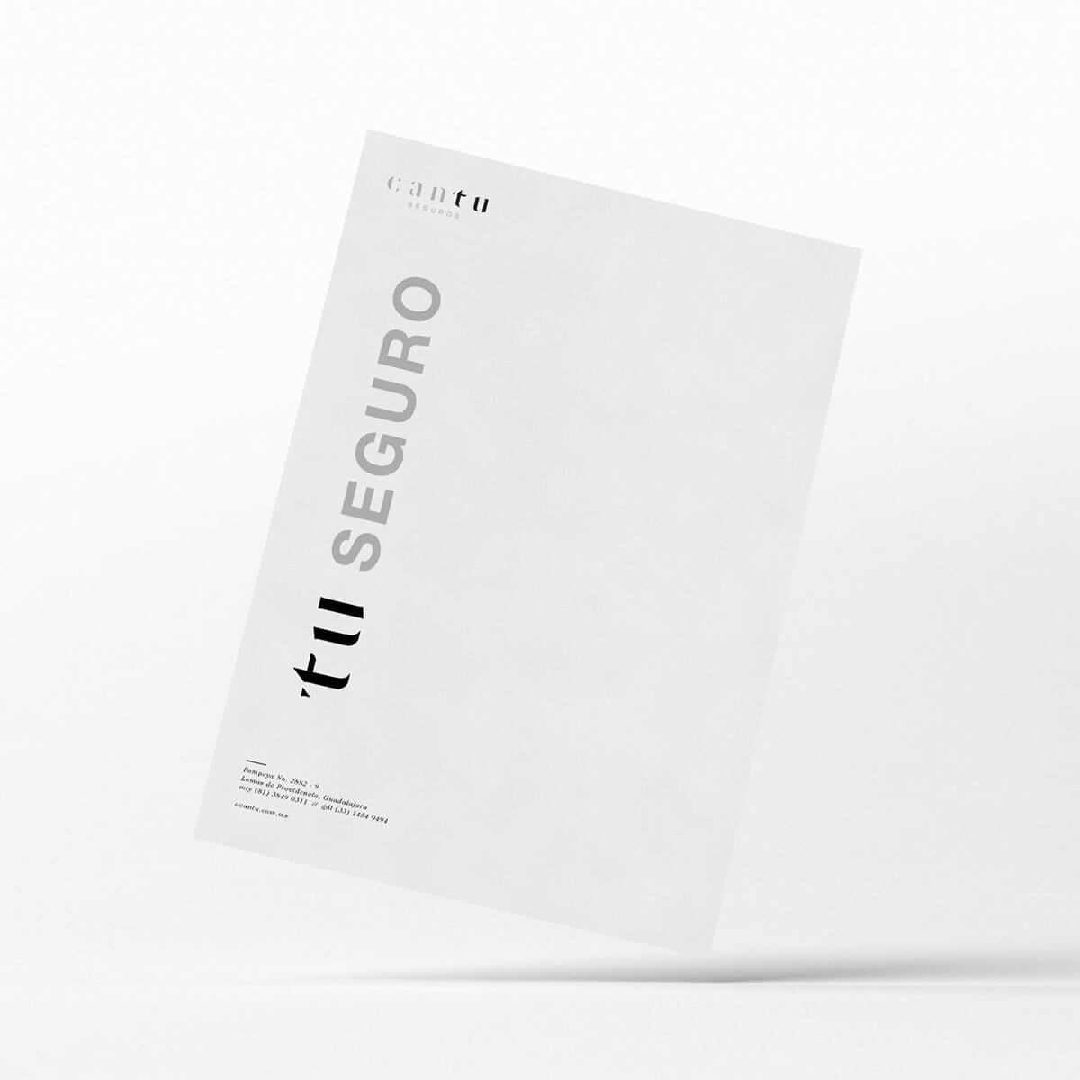 Cantú Seguros // Letterhead