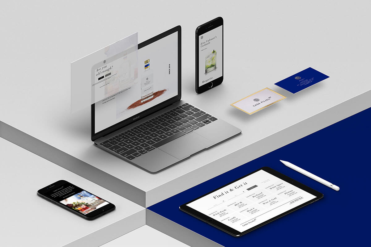 Casa Pujol 87 // Website and Stationary