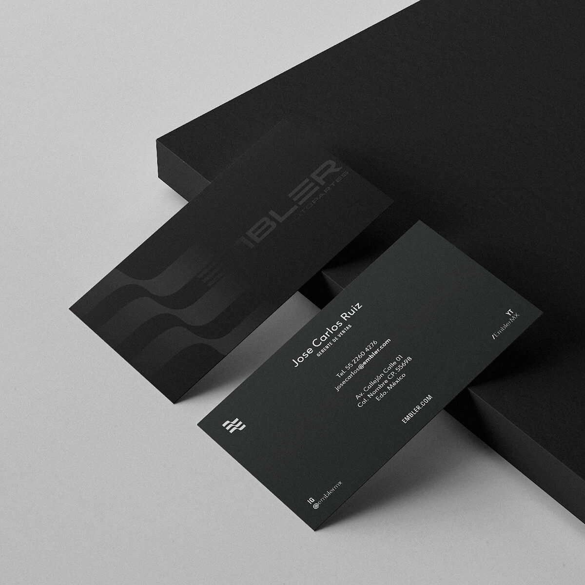 EMBLER // Business Cards Design