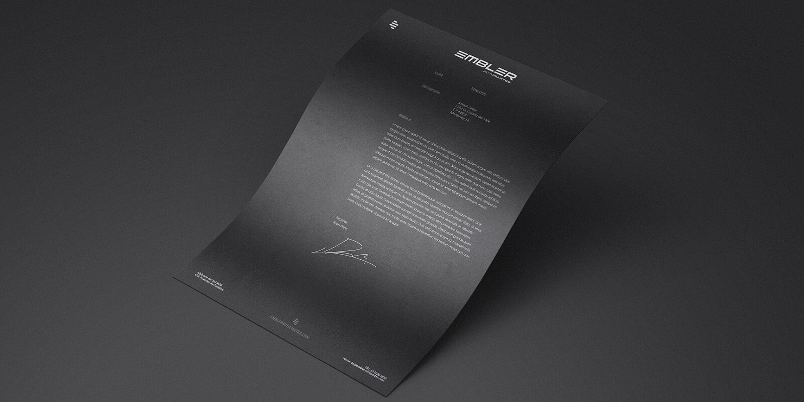 EMBLER // Letterhead