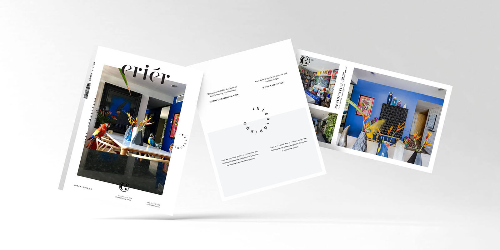 Eriér Interior Design // Brochure