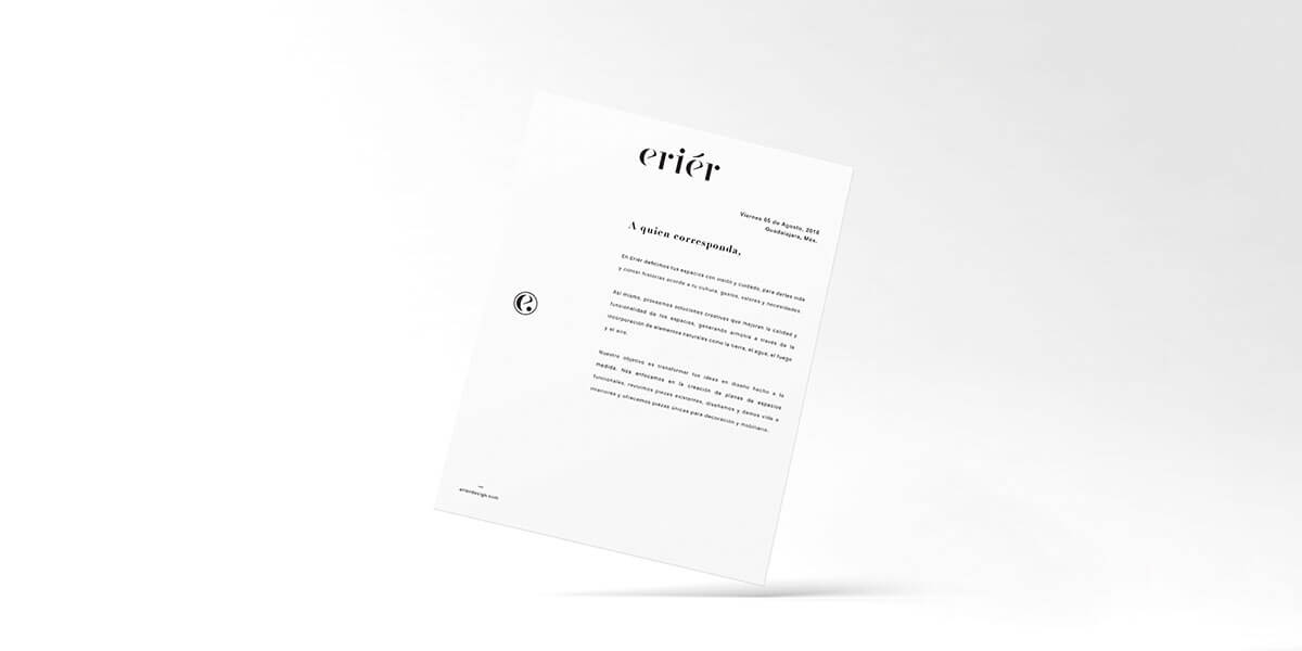 Eriér Interior Design // Folder