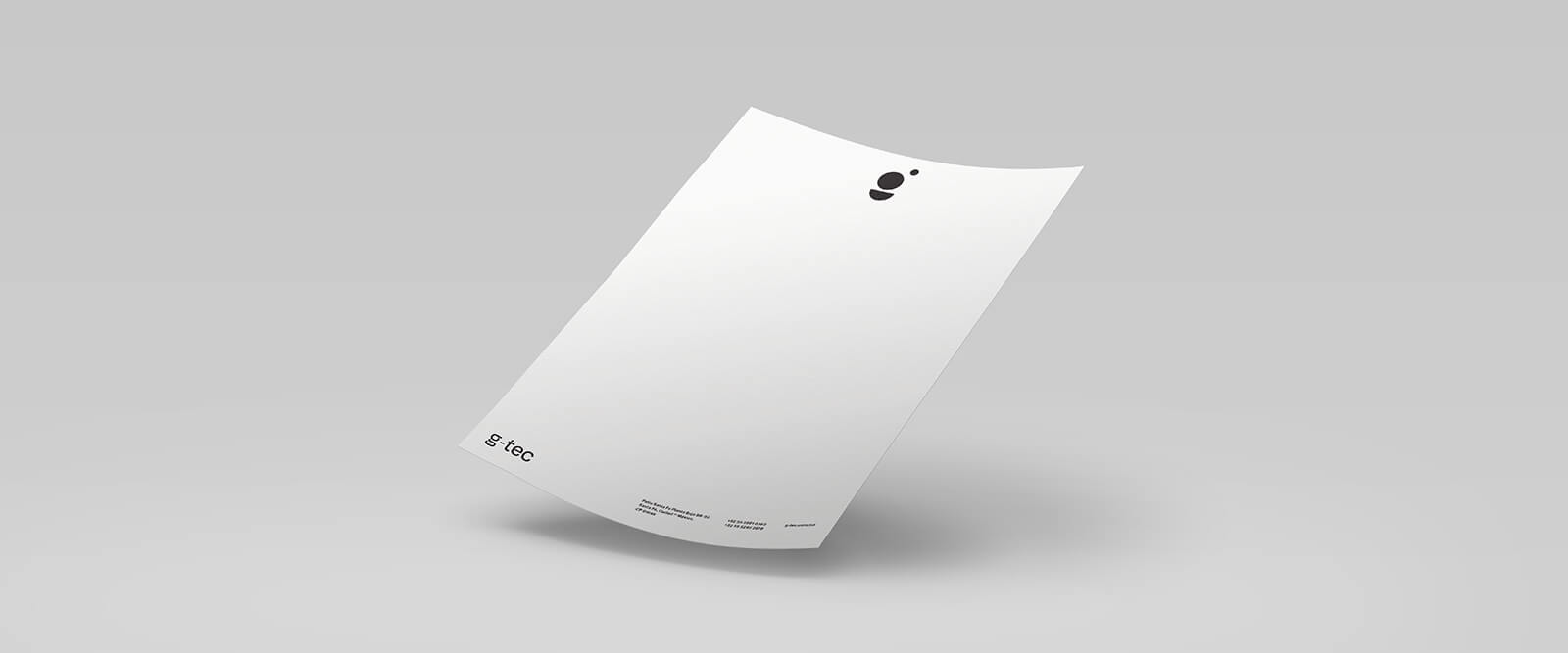 G-TEC // Hoja membretada