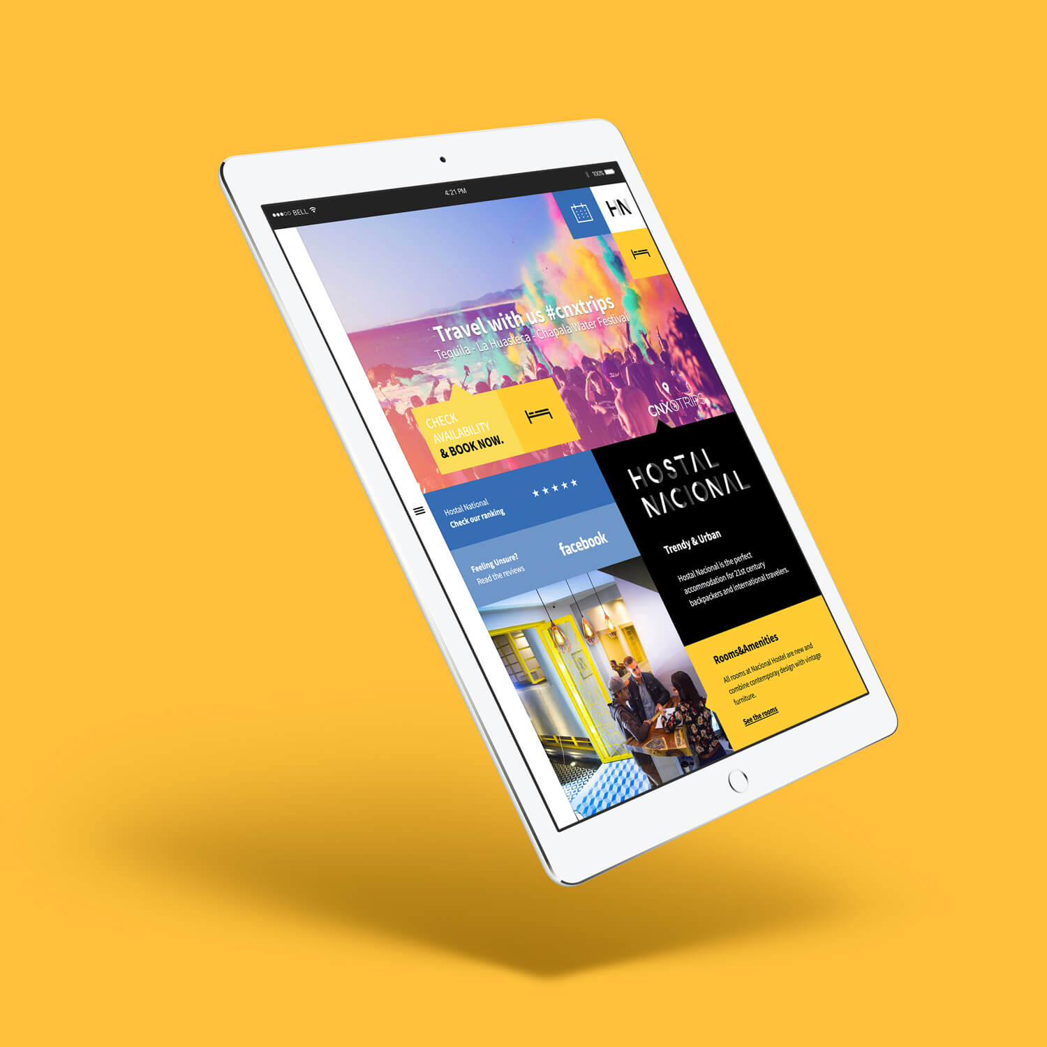 Avec. Brand Strategy // Hostal Nacional