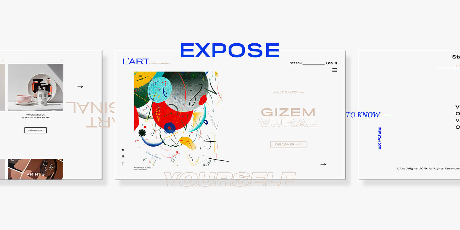 L'Art Original // Diseño de Sitio web