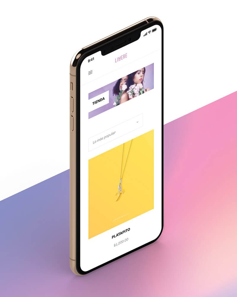 Limere — Joyería // Mobile Website
