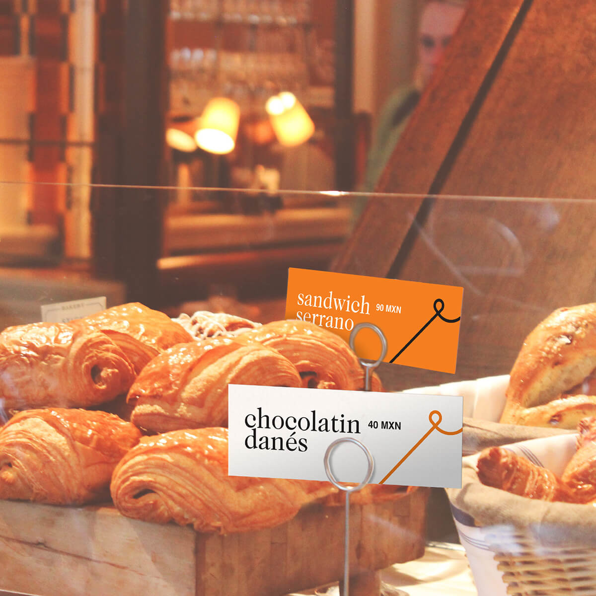 Litten Brød — Danish Bakery // Over-the-counter sign