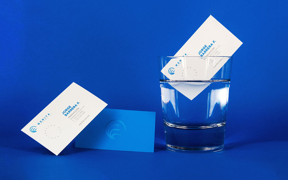 Menita Comercial Oceánica // Tarjetas de presentación