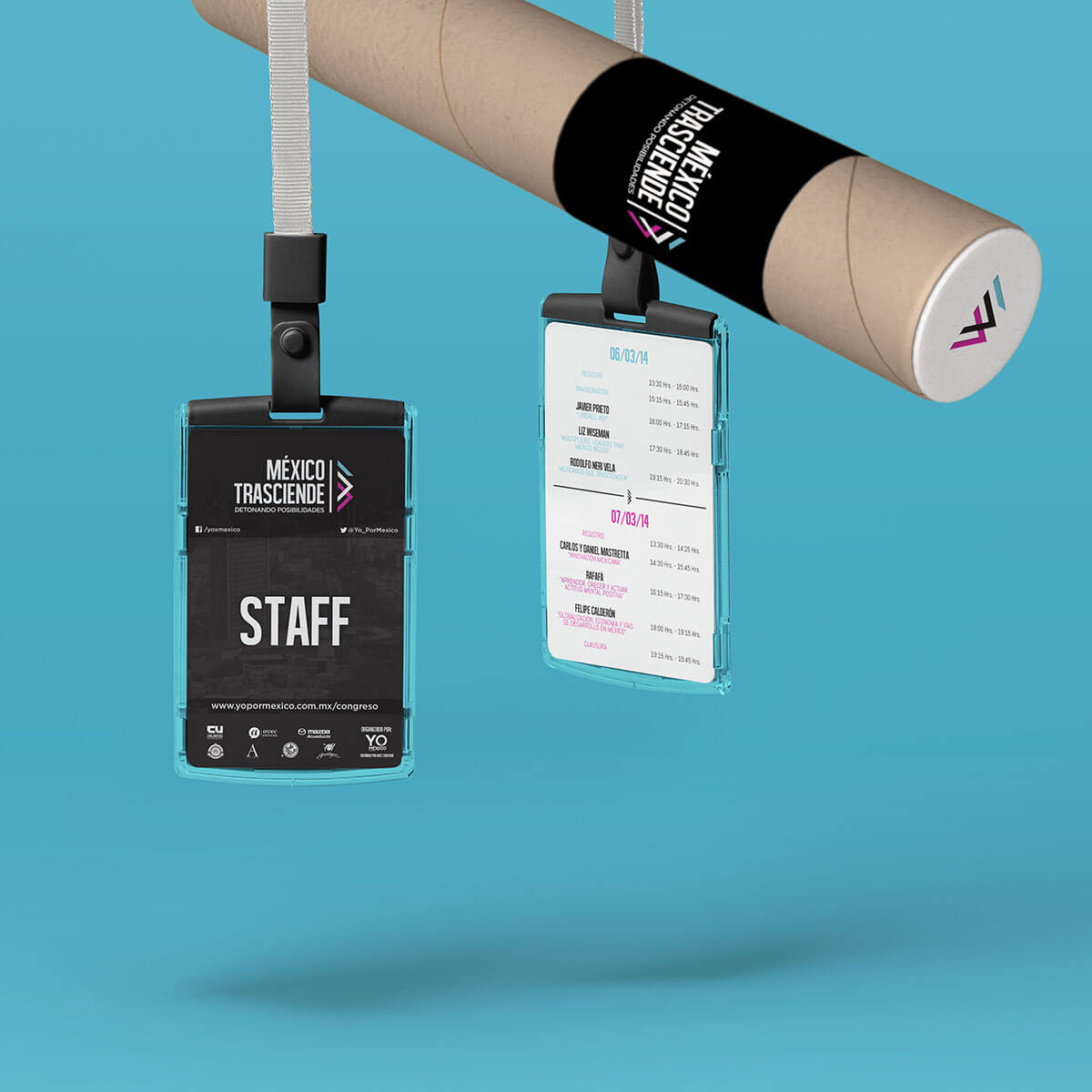 México Trasciende // Credenciales Staff