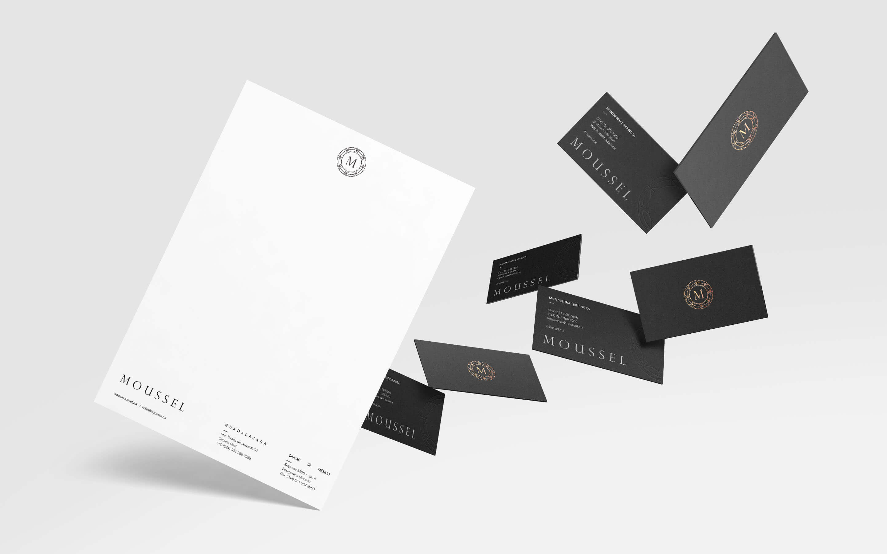 Moussel // Letterhead and Business Cards