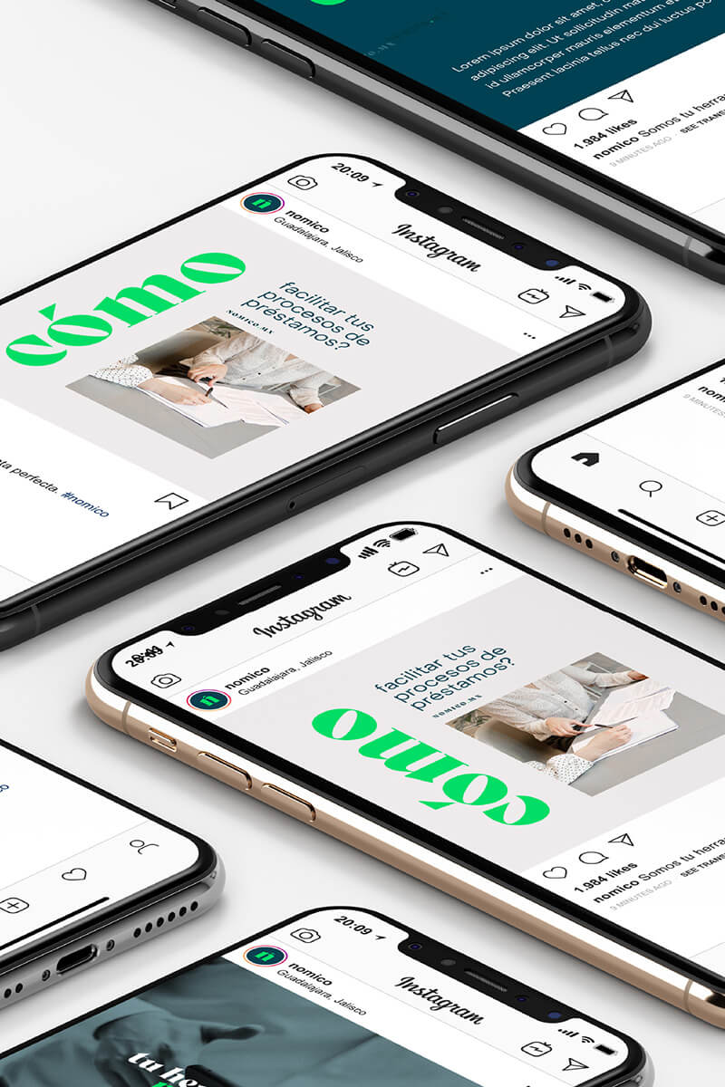 Nómico — Software // Publicaciones de Instagram