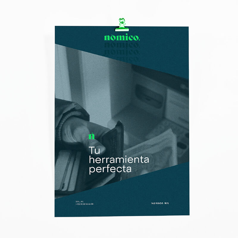 Nómico — Software // Poster Publicitario