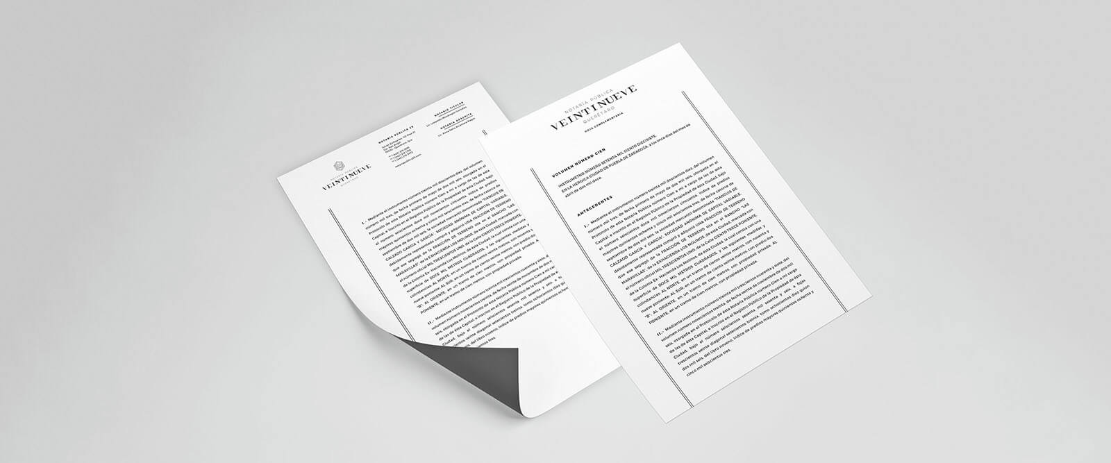 Notaría 29 // Carta