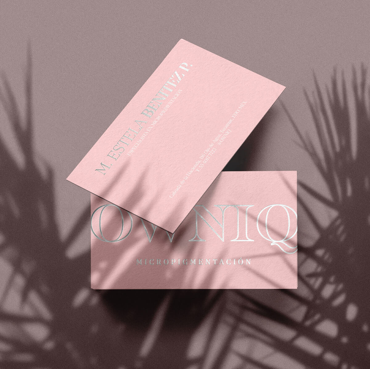 OWNIQ — Micro-pigmentación // Tarjetas de Presentación