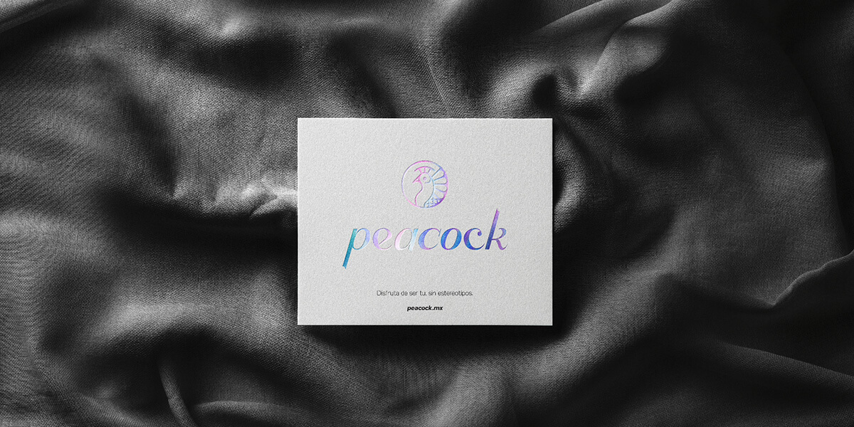 Peacock // Tarjeta de Agradecimiento