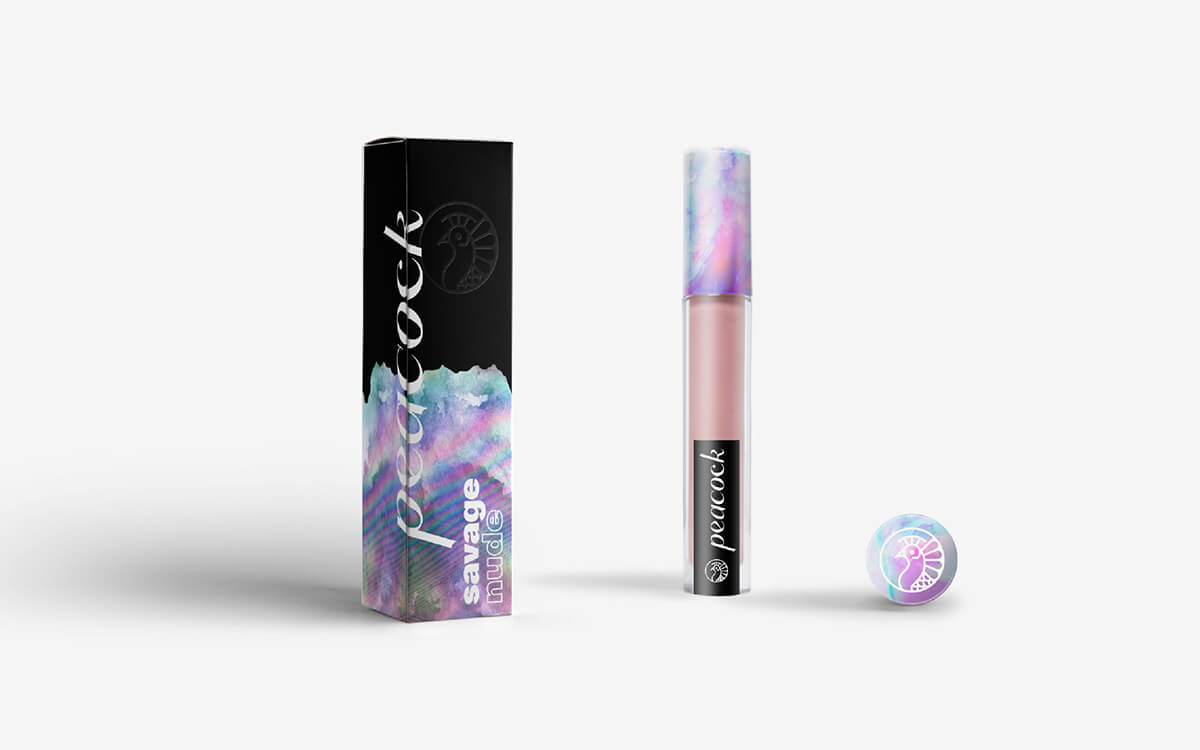 Peacock // Empaque de Labial