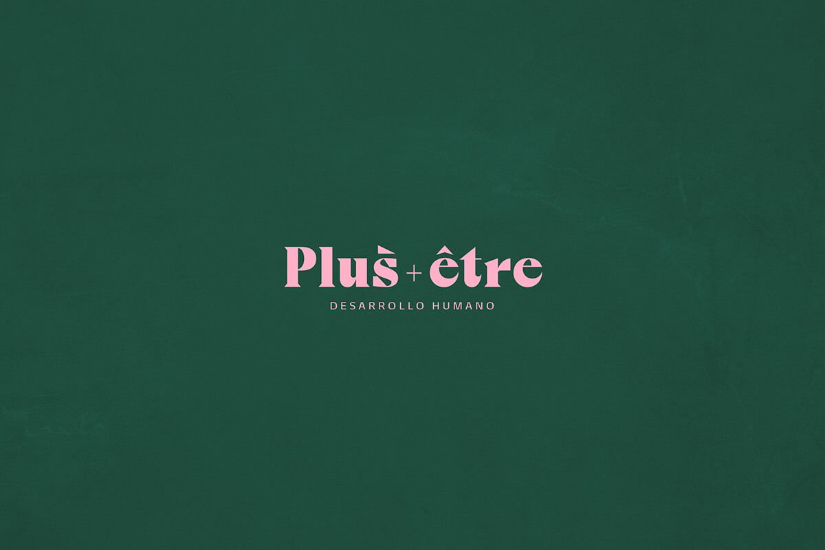 Plus Être — Corporate Training // Logotype