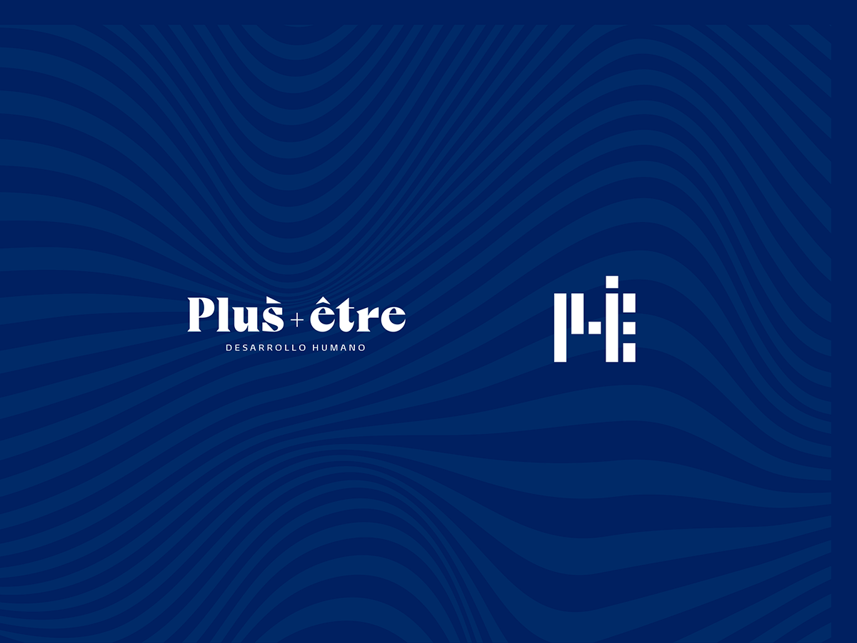 Plus Être — Corporate Training // Logotype and Isotype