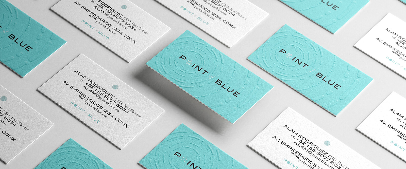 Point of Blue — Smart Pools // Business Cards