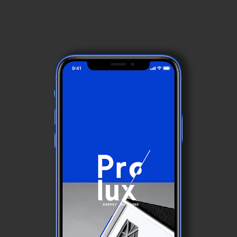 Prolux // Sitio Web Versión  Celular