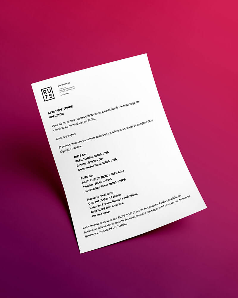 RUTS Energy // Membrete