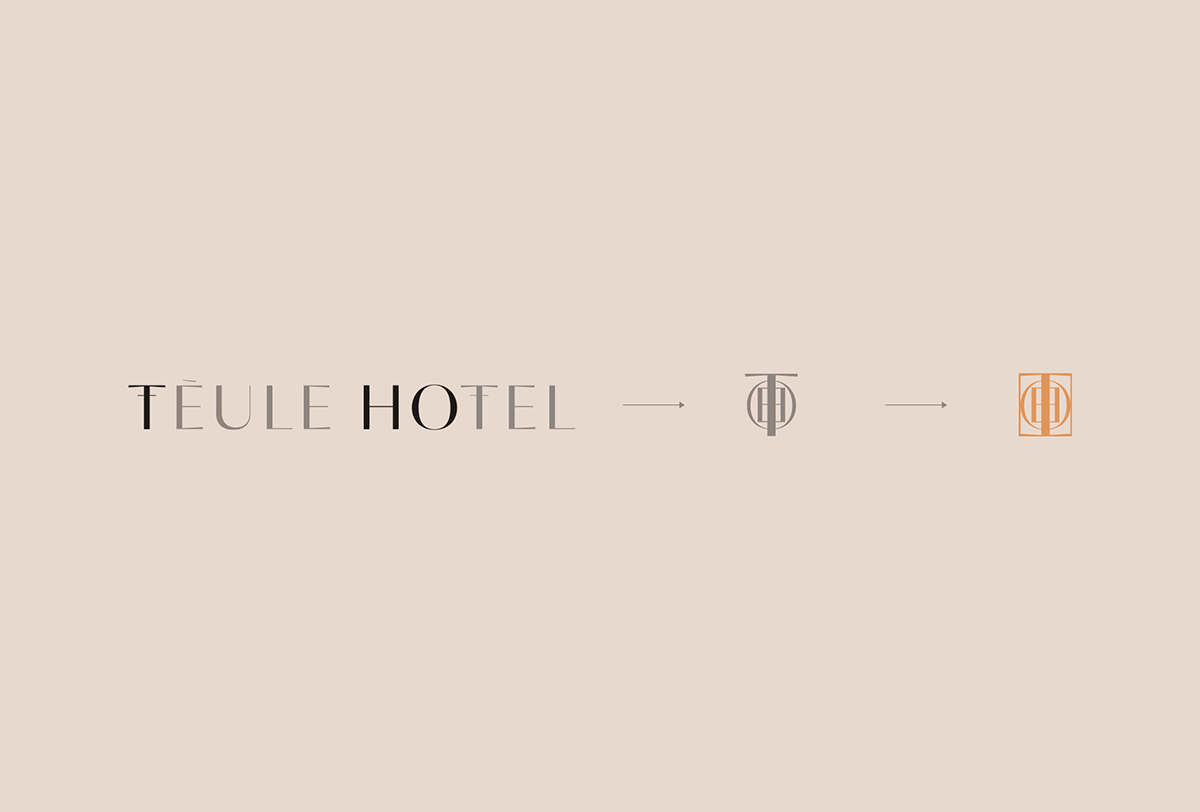 Téule Hotel // Isotype creation process