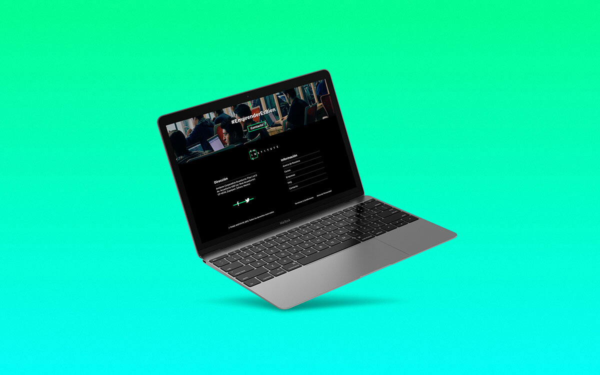 Thinc Institue // Desktop Website