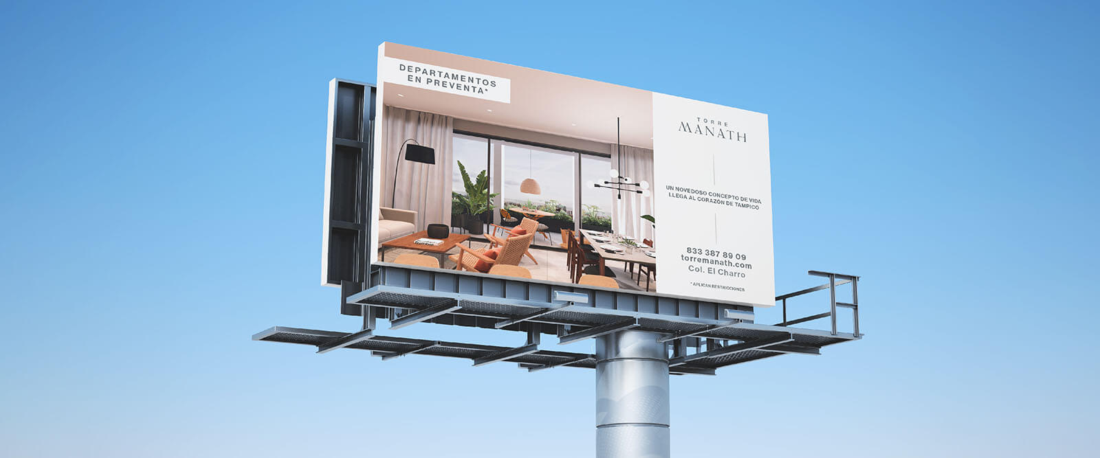 Torre Manath // Cartel Publicitario