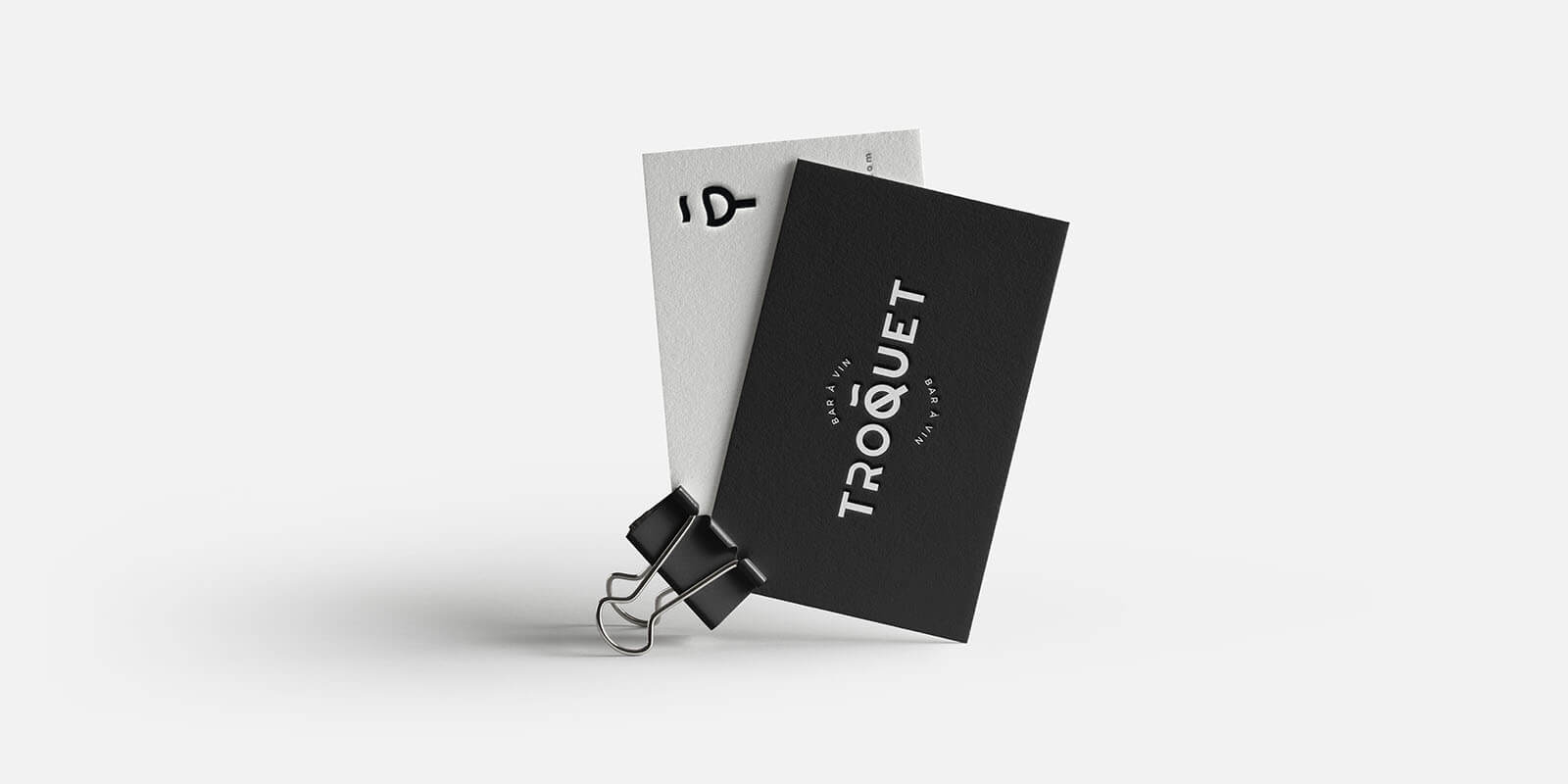 Troquet Bar À Vin // Business Cards