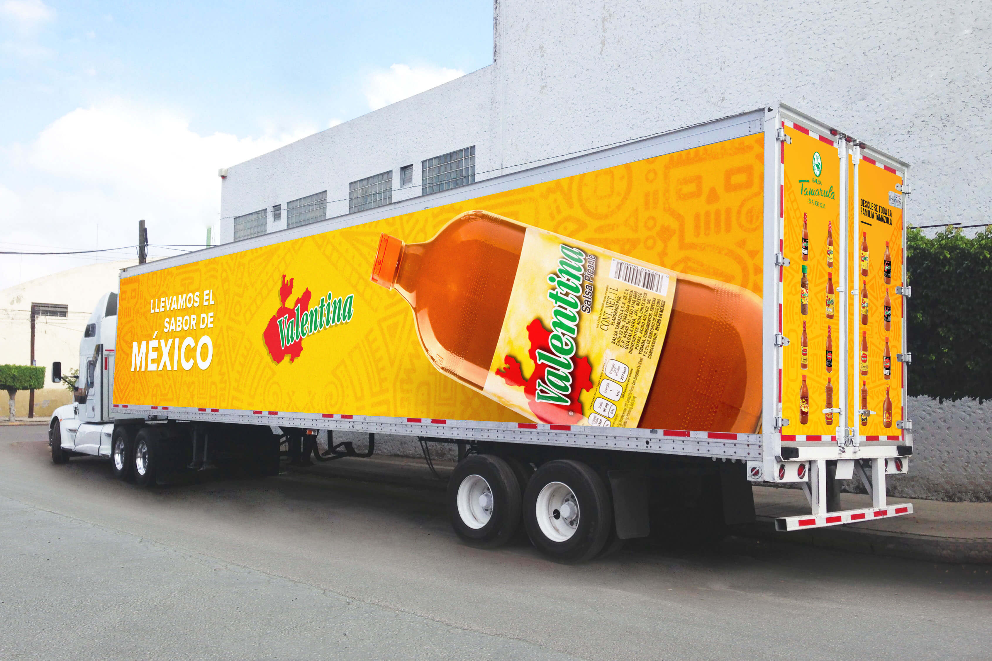 Valentina // Semi-Truck Trailer Art