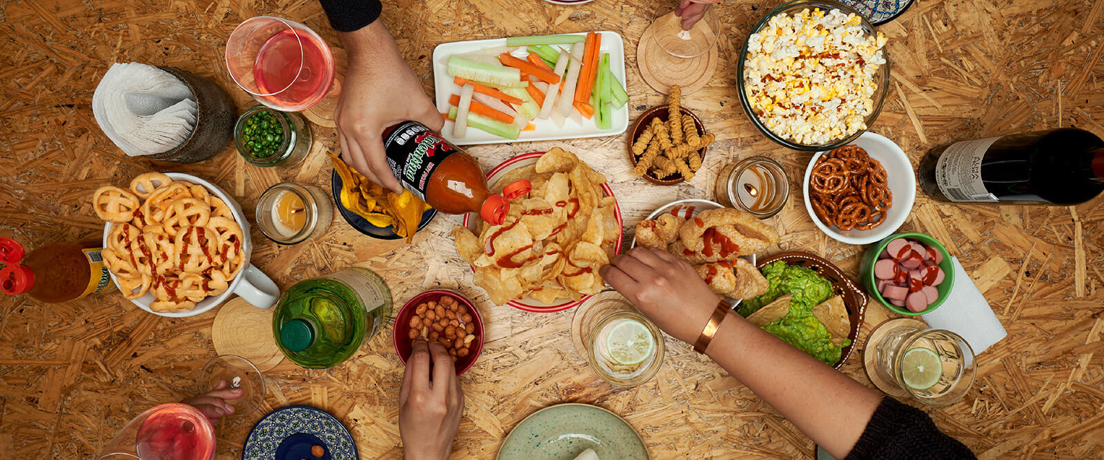 Valentina // Friends Table with Snacks for Instagram
