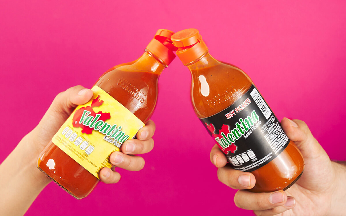 Valentina // Yellow and Black Labeel Salsa Valentina