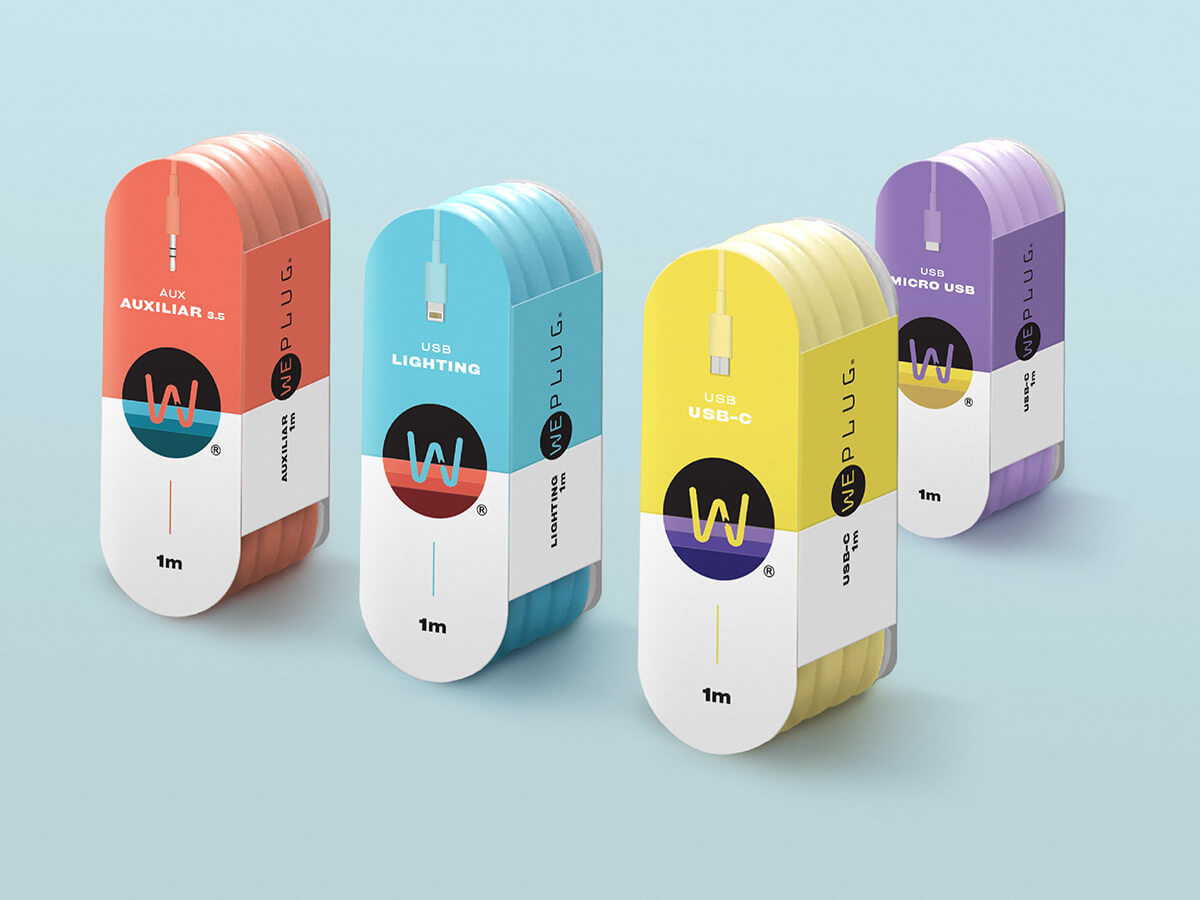 WEPLUG // Multiple cables in small packaging