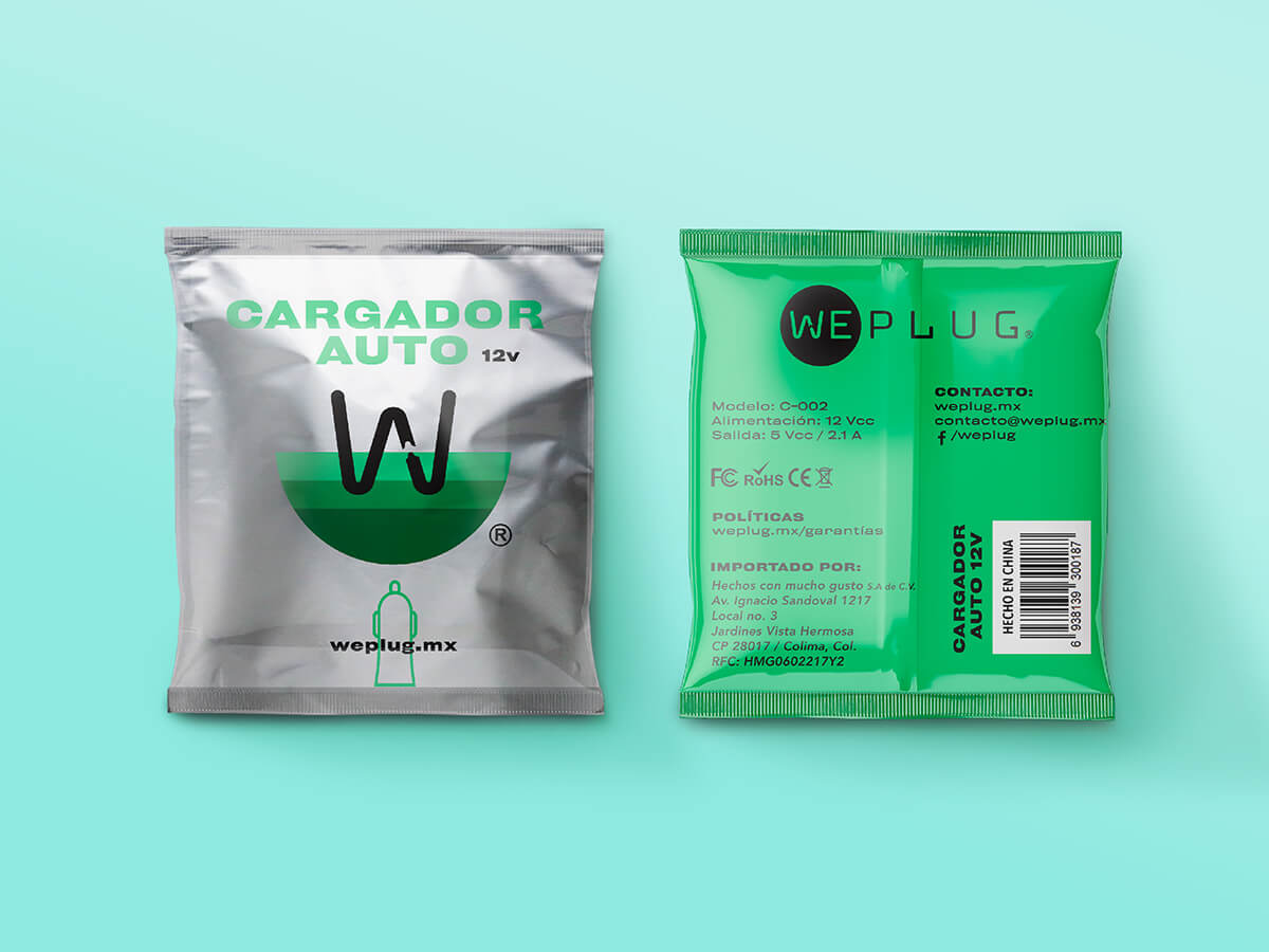 WEPLUG // Metallic Pouch